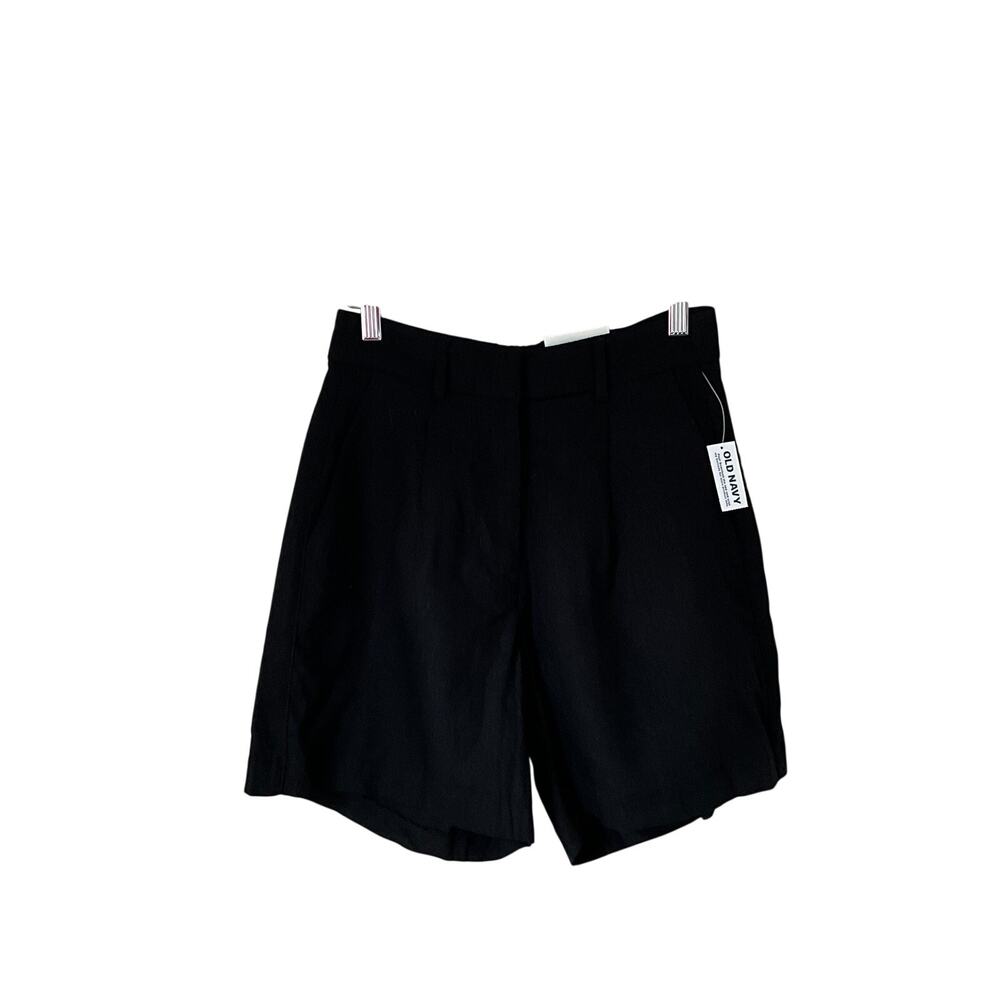Old Navy Black High-Rise Shorts: Modern